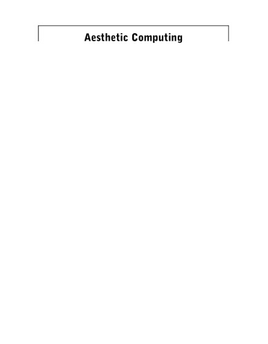 Aesthetic Computing