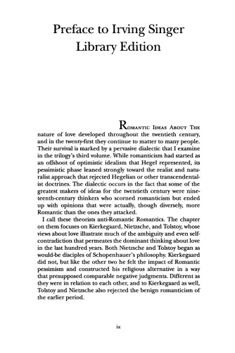 The Nature of Love 3: The Modern World