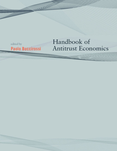 Handbook of Antitrust Economics