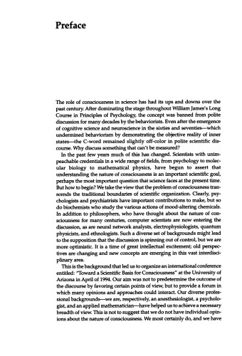 Toward a Science of Consciousness: The First Tucson Discussions and Debates
