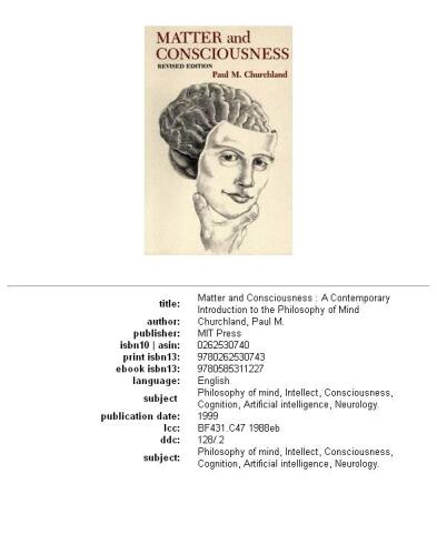 Matter and consciousness: a contemporary introduction to the philosophy of mind