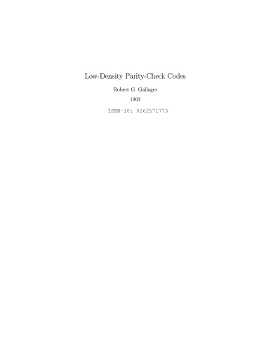 Low-Density Parity-Check Codes