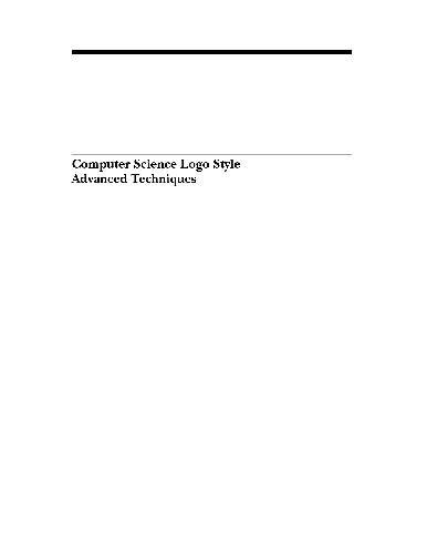 Computer science Logo style (Volume 2)