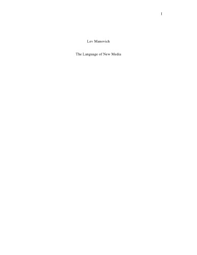 The language of new media