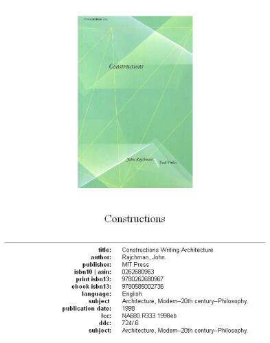 Constructions