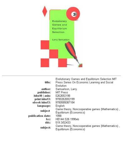 Evolutionary Games and Equilibrium Selection