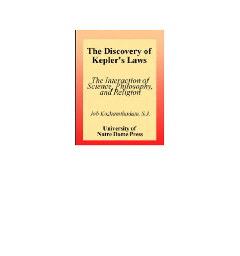Discovery of Kepler's Law: The Interaction of Science Philosophy and Religion