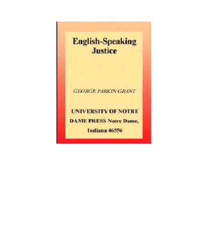English-Speaking Justice