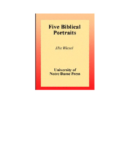 FIVE BIBLICAL PORTRAITS: Saul, Jonah, Jeremiah, Elijah, Joshua.