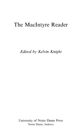 The Macintyre Reader