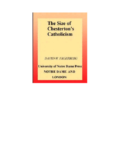 Size of Chesterton’s Catholicism, The