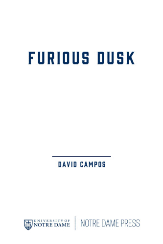 Furious Dusk (Andrés Montoya Poetry Prize)