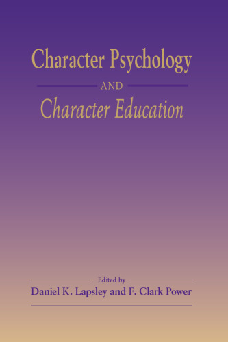 Character Psychology And Character Education