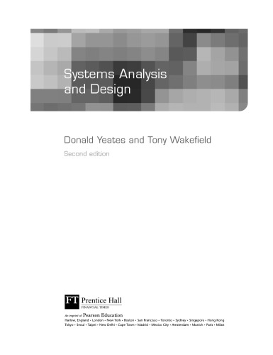 Systems analysis and design