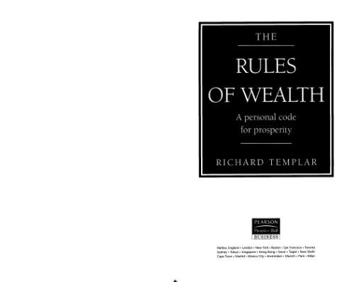 The Rules of Wealth: A Personal Code for Prosperity (Rules Series)