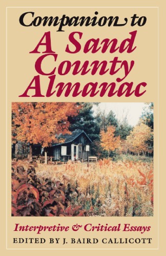 Companion to A sand county almanac: interpretive & critical essays