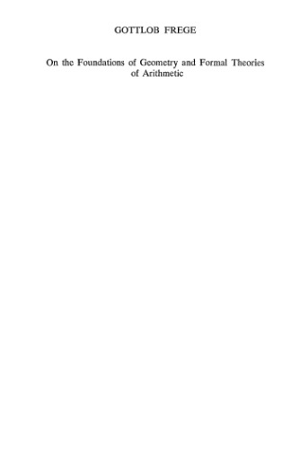 On the foundations of geometry and formal theories of arithmetic