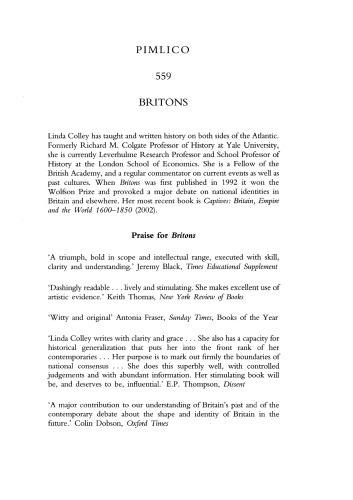 Britons: Forging the Nation, 1707-1837