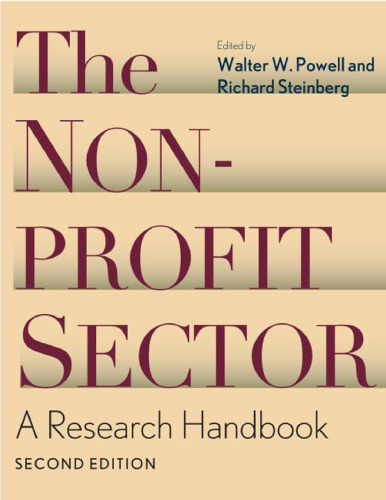 The Nonprofit Sector: A Research Handbook, Second Edition