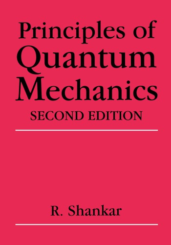 Principles Of Quantum Mechanics