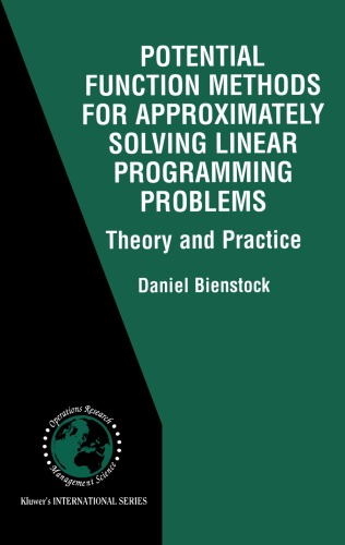 Potential function methods for approximately solving linear programming problems