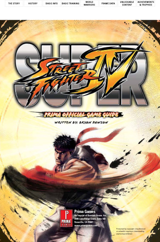 Super Street Fighter IV: Prima Official Game Guide (Prima Official Game Guides)