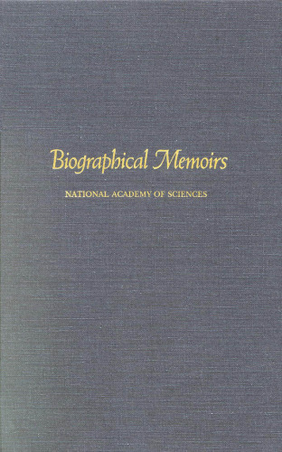 Biographical Memoirs: V.81 (Biographical Memoirs: A Series)