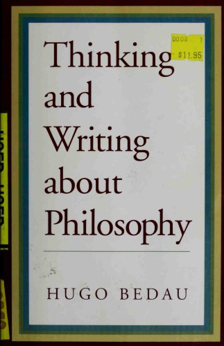 Thinking and Writing about Philosophy
