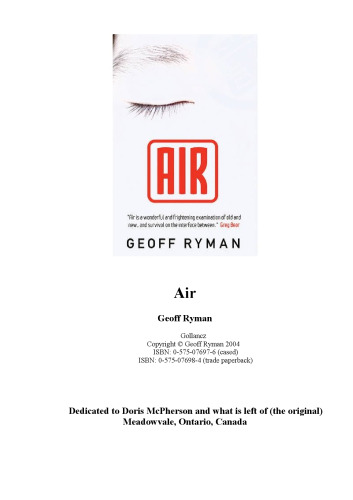 Air: Or, Have Not Have