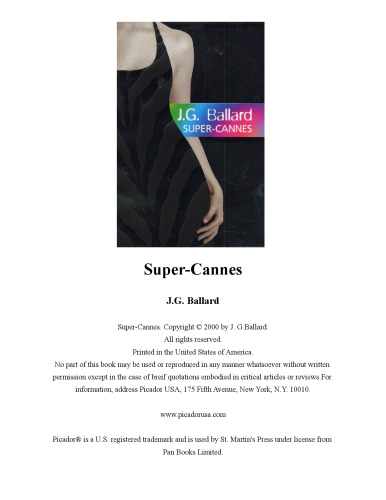 Super-Cannes: A Novel