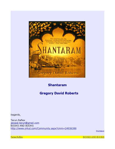 Shantaram: A Novel