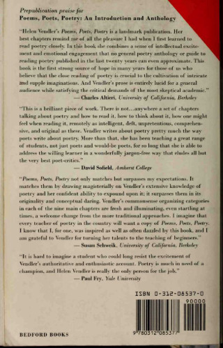 Poems, Poets, Poetry: An Introduction and Anthology