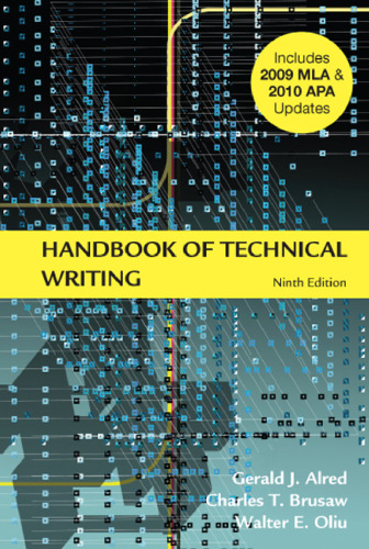 Handbook of Technical Writing, 9th edition