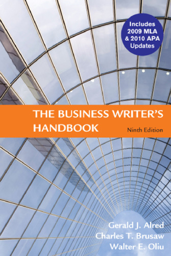 The Business Writer's Handbook, Ninth Edition