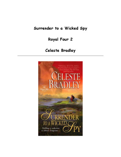Surrender to a Wicked Spy (The Royal Four, Book 2)