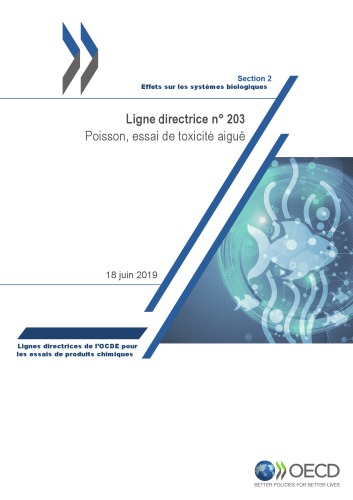 Essai n° 203: Poisson, essai de toxicité aiguë