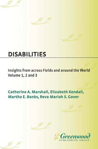 Disabilities 3 volumes : Insights from across Fields and around the World