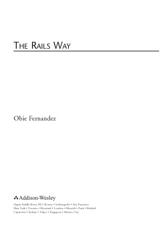 The Rails way