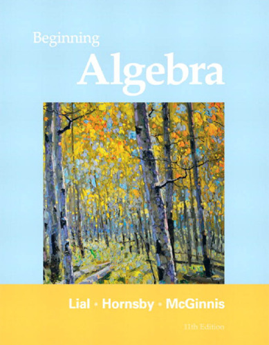 Beginning Algebra, 11th Edition