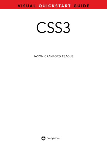 CSS3: Visual QuickStart Guide