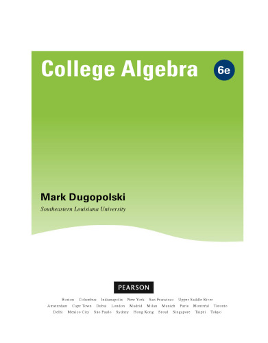 College Algebra