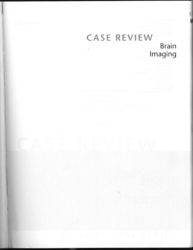 Brain Imaging: Case Review Series