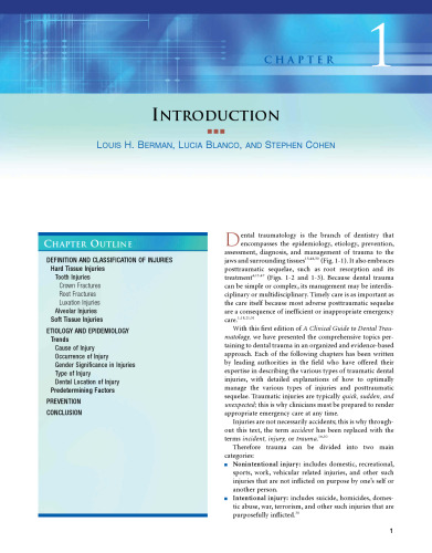 A Clinical Guide to Dental Traumatology