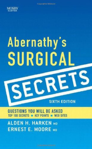 Abernathy's Surgical Secrets, Sixth Edition