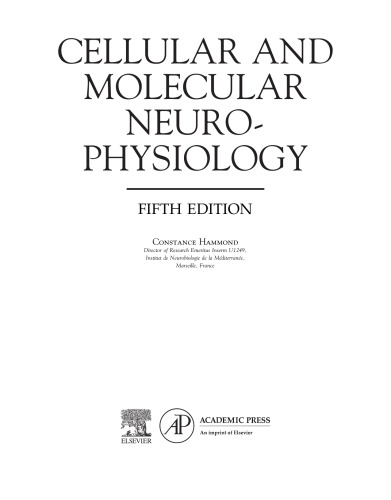 Cellular and Molecular Neurophysiology