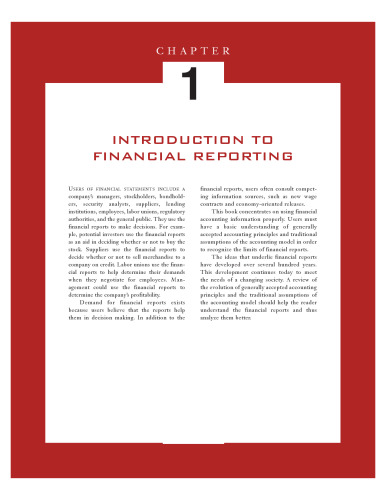 Financial Reporting and Analysis: Using Financial Accounting Information 8th Edition