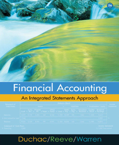 Financial accounting: an integrated statements approach