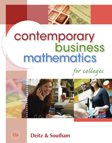 Contemporary Business Mathematics for Colleges, 15th edition
