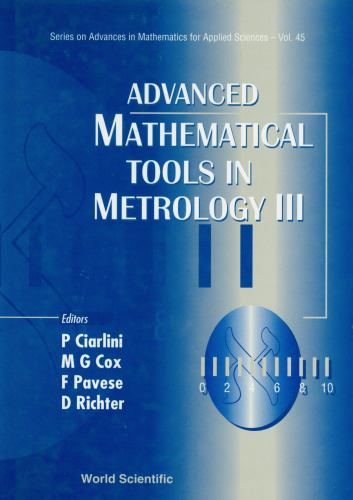 Advanced Mathematical Tools in Metrology III