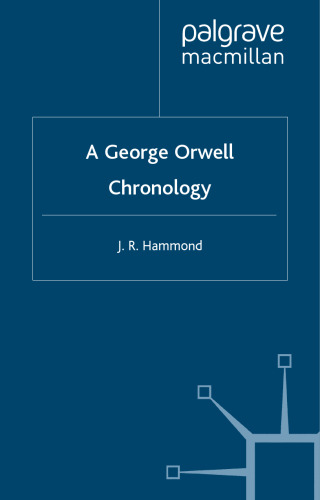 A George Orwell chronology